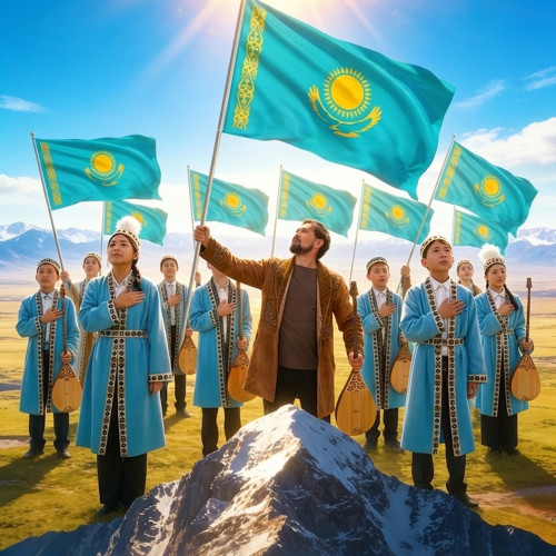 Ибрагим Ескендир & Алтын домбыра ансамбли - Байрак